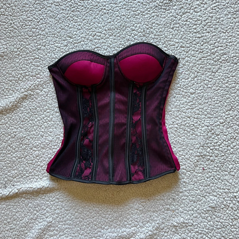 Vintage pink corset top - Charlotte Russe 1