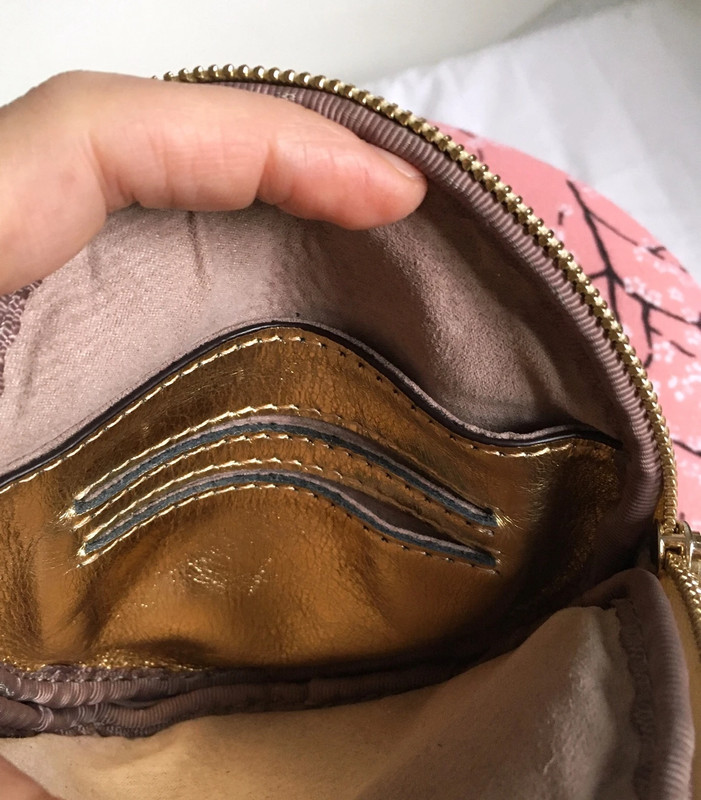 Pochette cartes cuir dore Neuville Vinted