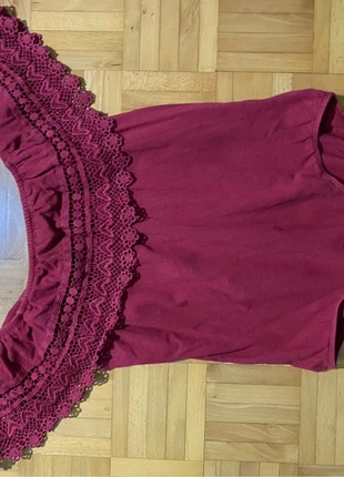 Body épaules dénudées bordeaux , marke: Jennyfer, zustand: Zufriedenstellend, größe: L / 40 / 12, 3,00 €, 3,85 € inklusive Vinted-Käuferschutz