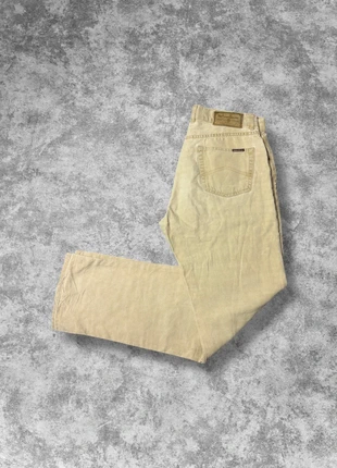 Jean Malboro Classics beige coupe droite coton/lin logo brodé - W32 L34, brand: Marlboro Classics, condition: Very good, size: W32, €34.90, €37.35 includes Buyer Protection