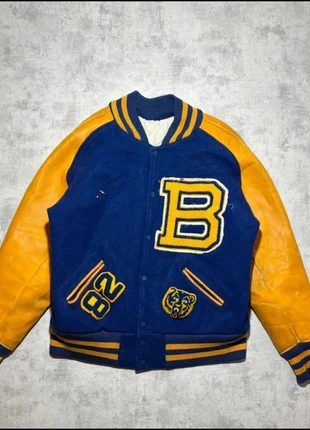 Veste blouson Teddy américain 70’s 80’s vintage RARE, marke: Vintage Dressing, zustand: Sehr gut, größe: XL, 43,00 €, 45,85 € beinhaltet Vinted-Käuferschutz Pro