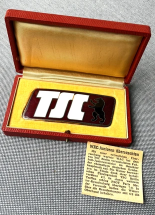 Vintage TSC Berlin Plaque - DDR / East Germany, marke: TSC Berlin, zustand: Gut, 25,00 €, 26,95 € inklusive Vinted-Käuferschutz