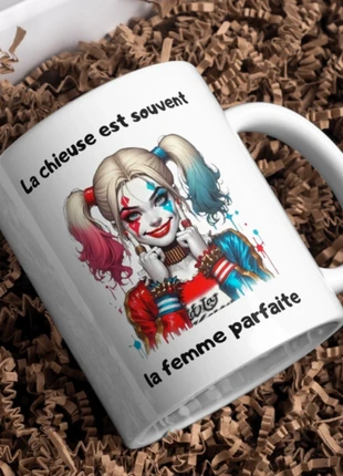 Tasse Harley Quinn la chieuse est le femme parfaite humour, marque: Quinn, état: Très bon état, 10,00 €, 11,20 € Protection acheteurs (Pro) incluse