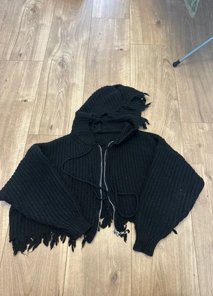 Black hoodie zip cardigan cropped, brand: Shein, condition: New without tags, size: XS / UK 4-6, £3.00, £3.85 includes Buyer Protection