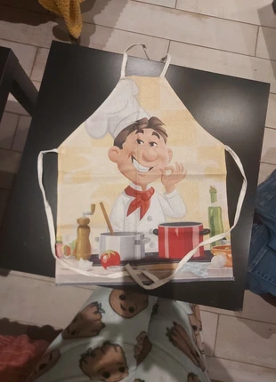 Tablier de cuisine enfant humour, marca: sansnom., estado: Nuevo con etiquetas, 1,00 €, 1,75 € Protección al comprador incluida