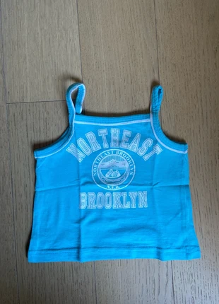 Blauw topje, estado: Bueno, tamaño: 18-24 meses / 86 cm, 1,00 €, 1,75 € Protección al comprador incluida