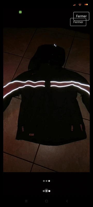 Blouson de ski fille réfléchissant 14 ans Stuf - photo numéro 3