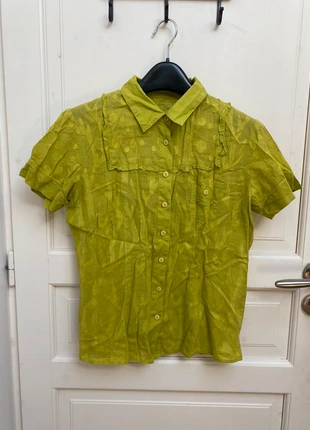 Chemise Solola verte/jaune, marque: Solola, état: Très bon état, taille: M / 38 / 10, 19,00 €, 20,65 € Protection acheteurs incluse