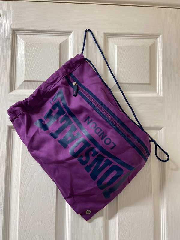 Purple Londsdale Drawstring Bag - Vinted