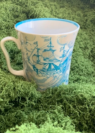 Sea boat pirate silver blue mug - vintage, merk: Pirate, staat: Veelgebruikt, € 5,00, € 5,95 inclusief Kopersbescherming