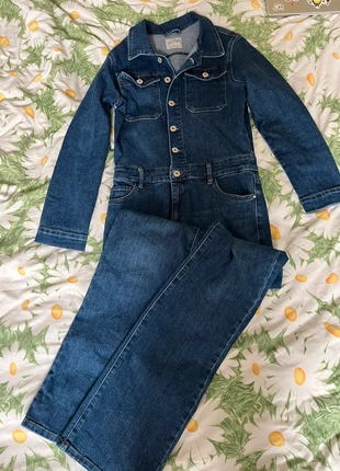 Combinaison en jean, staat: Heel goed, maat: S / 36 / 8, € 15,00, € 16,45 inclusief Kopersbescherming