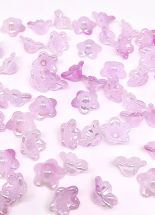 30 perles fleurs en acrylique 6x12 mm, zustand: Sehr gut, 1,90 €, 2,70 € inklusive Vinted-Käuferschutz