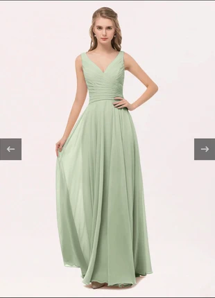 Robe témoin / demoiselle d’honneur vert sauge – Modèle Cassiopea de Babaroni, marque: Babaroni, état: Très bon état, taille: M / 38 / 10, 70,00 €, 74,20 € Protection acheteurs incluse