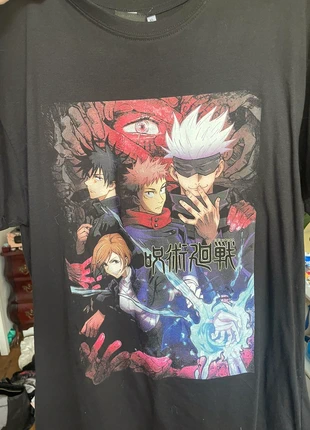 Jujutsu kaisen t shirt anime, merk: Jujutsu Kaisen, staat: Heel goed, maat: XL, € 10,00, € 11,20 inclusief Kopersbescherming