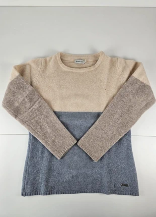 Armor-Lux – Pull femme en laine d’agneau – Taille S/1 – Bicolore Beige & Bleu – État satisfaisant, brand: Armor-Lux, condition: Satisfactory, size: S / 36 / 8, €6.00, €7.00 includes Buyer Protection