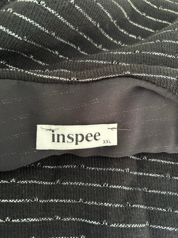 pull fin tunique noir inspee taille xxl - photo numéro 2