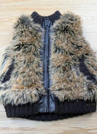 Veste sans manches fausse fourrure Kenzo Kids – Taille 2 ans – Très bon état, marke: Kenzo, zustand: Sehr gut, größe: 24–36 Monate / 92, 13,00 €, 14,35 € beinhaltet Vinted-Käuferschutz Pro