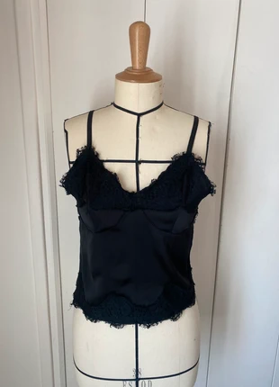 Top Dentelle Noir, marque: Storets, état: Très bon état, taille: S / 36 / 8, 7,00 €, 8,05 € Protection acheteurs incluse