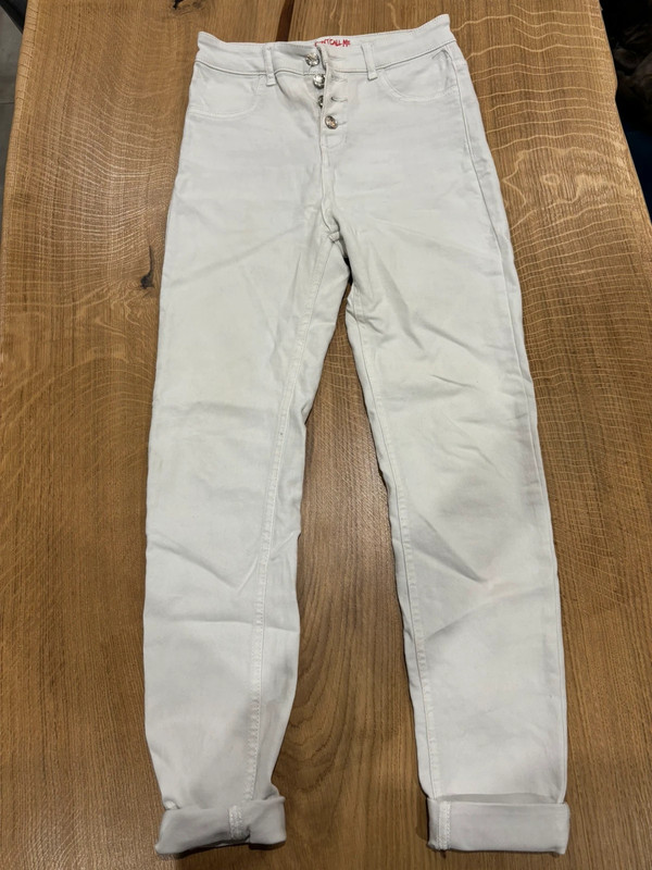 Pantalon skinny blanc jennyfer