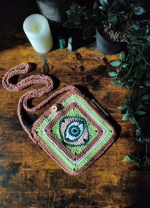 Devil eye pouch | Bolsito ojo, brand: Handmade, condizioni: Nuovo con cartellino, €12.00, €13.30 include la Protezione acquisti
