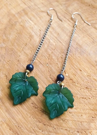 Efeuohrringe Envy 925er Sterlingsilber lang earrings, merk: Hippie, staat: Heel goed, € 8,90, € 10,05 inclusief Kopersbescherming