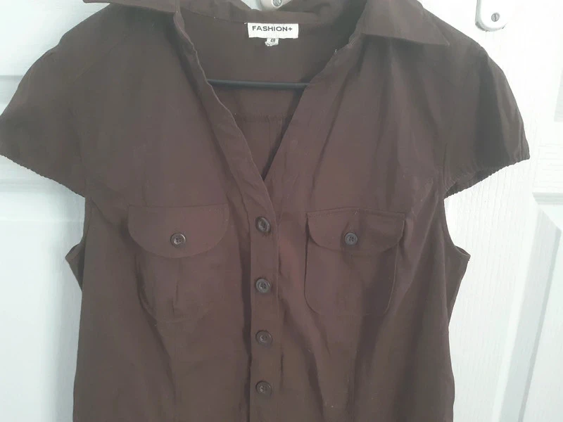 Robe femme style chemisier et jupette taille 46 - photo numéro 2