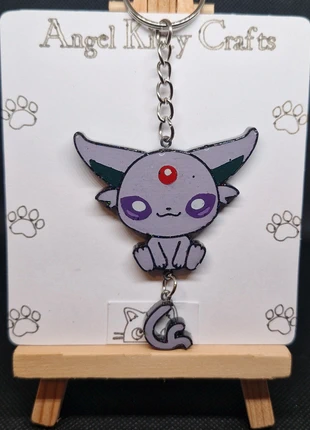 Espeon Pokemon dangle tail keychain, brand: Angel Kitty Crafts, condition: New without tags, £10.00, £11.20 includes Buyer Protection