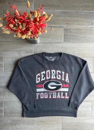 Sweat Col Rond Georgia Football Gameday Couture Gris Taille L, marca: Vintage Dressing, estado: Bueno, tamaño: L, 9,99 €, 11,19 € Protección al comprador incluida