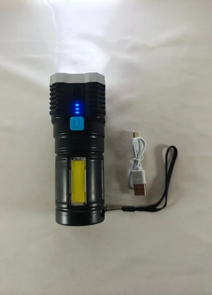 Lampe portable 4 LED rechargeable USB C - 4 modes, condizioni: Nuovo con cartellino, €5.00, €5.95 include la Protezione acquisti