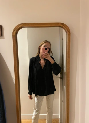 Blouse ba&sh large noire, marque: Ba&sh, état: Très bon état, taille: M / 38 / 10, 20,00 €, 21,70 € Protection acheteurs incluse