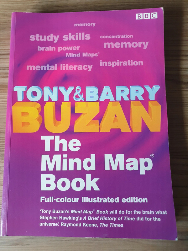 Tony & Barry Buzan the mind map book study skills mental literacy memory concentration 1