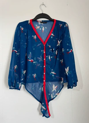 Dunnes Blue/Red Top/blouse Uk 12 Size, brand: Dunnes, condition: Very good, size: L / UK 16-18, £1.99, £2.79 includes Buyer Protection