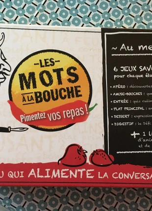 Les mots à la bouche (jeu) , marque: Editions Prisma, état: Neuf, 5,00 €, 5,95 € Protection acheteurs incluse