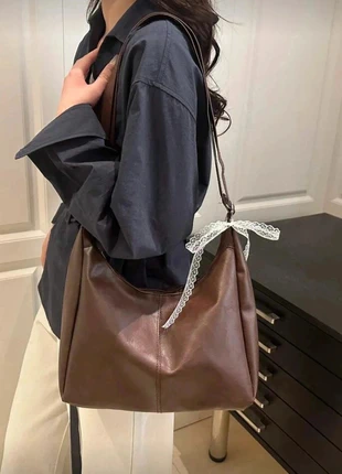 Sac en cuir Y2K vintage – Style "Old Money" coréen | Marron, brand: Beneletti Paris, condition: Very good, €39.99, €42.69 includes Buyer Protection