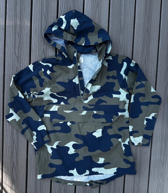 Aerie Offline Camo Lightweight Quarter Zip Jacket Size XS