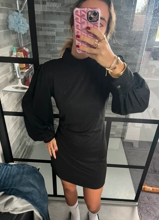 Robe noir à paillettes, marca: Boutique Italiana, estado: Muito bom, tamanho: S / 36 / 8, €8.00, €9.10 inclui Proteção do Comprador