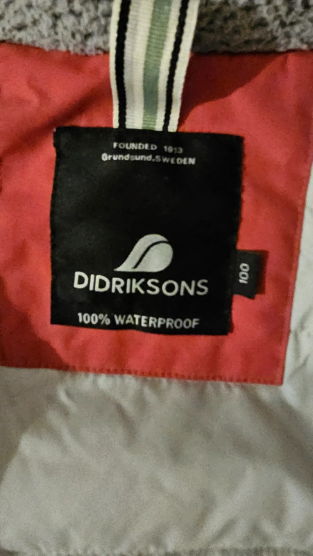 Didriksons Kids Winterjacke Gr. 100 2