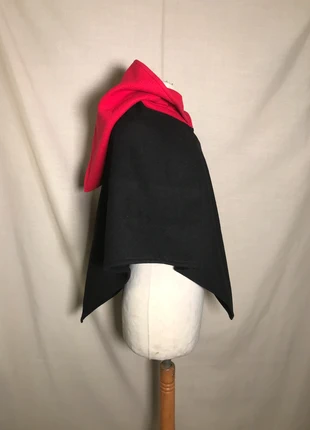 Capuchon ou capelet viking noir et rouge-laine caban, marke: Fait Main, zustand: Sehr gut, größe: Einheitsgröße, 33,00 €, 35,35 € beinhaltet Vinted-Käuferschutz Pro