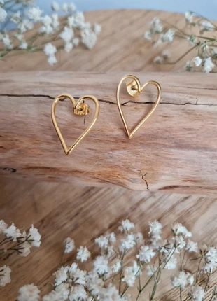 Boucles clous cœur, marca: Bijoux, estado: Nuevo con etiquetas, 11,00 €, 12,25 € Protección al comprador incluida
