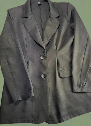 Blazer noir SHEIN femme L – Coupe longue chic, marque: Shein, état: Très bon état, taille: L / 40 / 12, 7,90 €, 9,00 € Protection acheteurs incluse