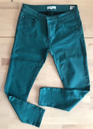 Pantalon skinny Bonobo vert canard – Taille 42, marca: Bonobo, estado: Bom, tamanho: XL / 42 / 14, €7.00, €8.05 inclui Proteção do Comprador