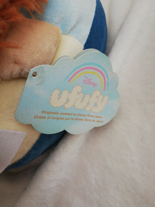 Disney Ufufy beast large plush peluche la bestia Beauty and the beast tag etichetta Vinted