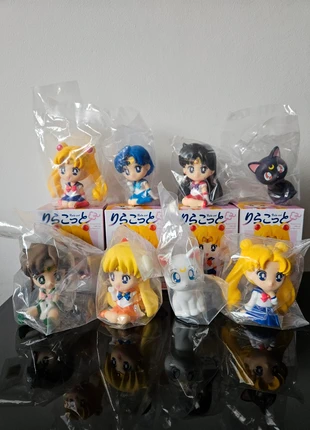 Sailor Moon - Relaxing Mascot Completed 8 Figures, marca: Bandai, estado: Muito bom, tamanho: Tamanho único, €95.00, €100.45 inclui Proteção do Comprador