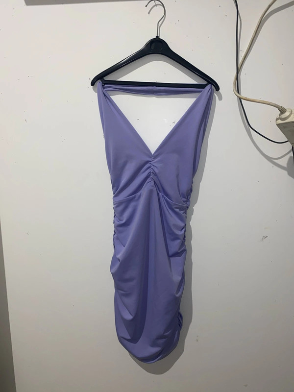 Robe violette shein 1