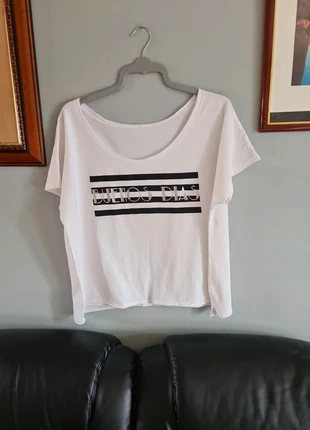 Ladies Buenos Dias crop tee size 16, brand: NO LABEL, condition: Very good, size: XXL / UK 24-26, £1.00, £1.75 includes Buyer Protection