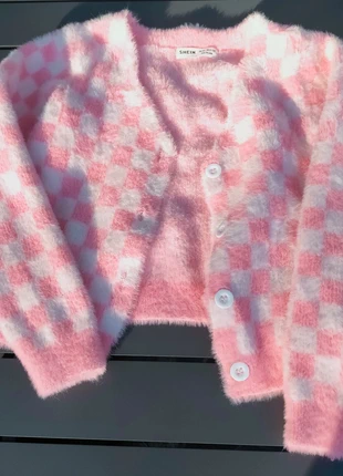 🧶 Cardigan Rose à Carreaux 💖 Taille 11/12 ans, marque: Shein, état: Très bon état, taille: 12 ans / 152 cm, 4,00 €, 4,90 € Protection acheteurs incluse