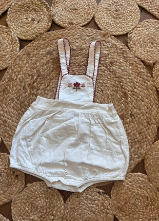 Kiabi – Barboteuse bébé fille vintage 12 mois, marque: Kiabi, état: Très bon état, taille: 9-12 mois / 74 cm, 3,50 €, 4,38 € Protection acheteurs incluse