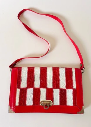 Borsa vintage anni ‘70 bianca e rossa 😍, staat: Goed, € 10,00, € 11,20 inclusief Kopersbescherming