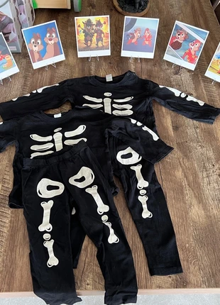 Skellet pyama, marca: H&M, estado: Satisfactorio, tamaño: 24-36 meses / 92 cm, 1,50 €, 2,28 € Protección al comprador incluida