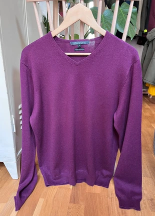 Pull Stanford couleur lie-de-vin coton / cachemire, merk: Stanford, staat: Heel goed, maat: L, € 6,00, € 7,00 inclusief Kopersbescherming